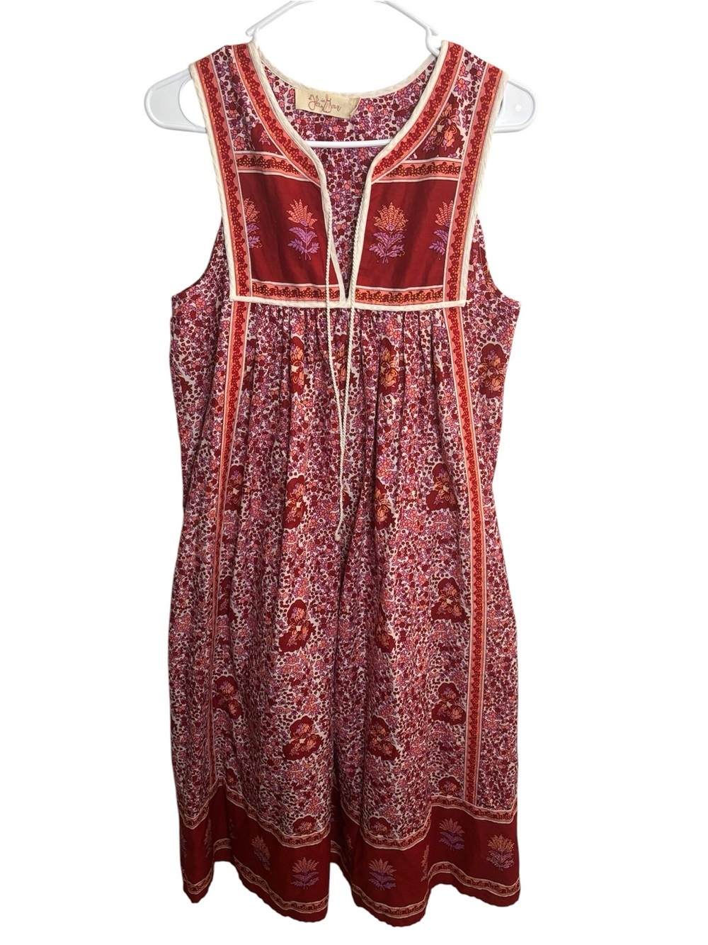 Fox in Gown M/L Floral Maxi Dress Boho cottage core Farm Flowy 100% cotton